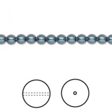 4mm Crystal Passions® Crystal Pearls - Iridescent Tahitian Look - Pack of 10