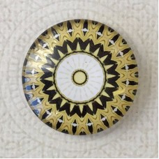 25mm Art Glass Backed Cabochons - Celtic 3 - Each