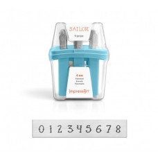 4mm ImpressArt Metal Stamps - Sailor Numbers
