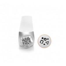 6mm ImpressArt Metal Stamp - Shapes Texture