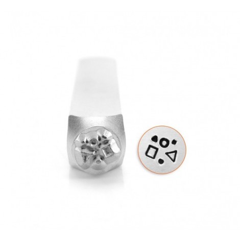 6mm ImpressArt Metal Stamp - Shapes Texture 6mm ImpressArt Metal Stamp - Shapes Texture