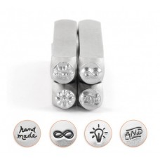 6mm ImpressArt Symbols Metal Stamps - 4 pack