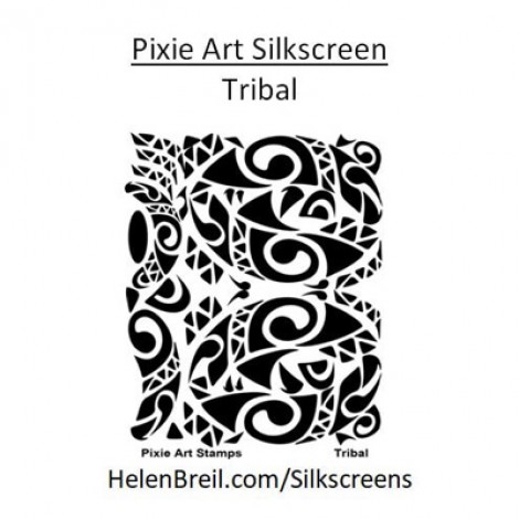 Pixie Art Silk Screen - Tribal