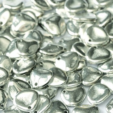 8x6mm Czech Rose Petals - Crystal Labrador Full - Pack of 20 8x6mm Czech Rose Petals - Crystal Labrador Full - Pack of 20