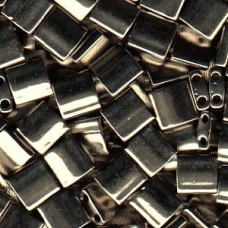 Miyuki Tila Beads - Nickel Plated - 10gm