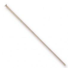 50mm (2in) 22ga TierraCast Headpins - Nickel Plated - Pack of 20