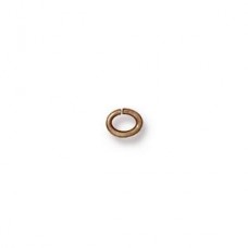 3x4mm TierraCast 20ga Small Oval Jumprings - Ant Brass Oxide