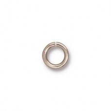 7mm (5mmID) 16ga TierraCast White Bronze (Silver) Plated Jumprings
