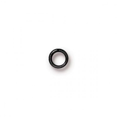 5mm 20ga TierraCast Round Jumprings - Black Oxide - Pack of 20