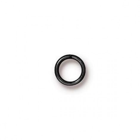 7mm 19ga TierraCast Round Jumprings - Black Oxide