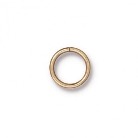 10mm 18ga TierraCast Plated Jumprings - Gold Plated