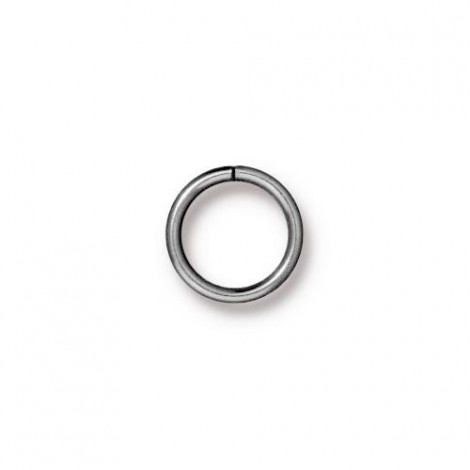 10mm 18ga TierraCast Plated Jumprings - White Bronze Plated