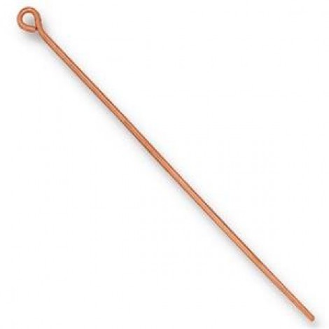50mm 21ga TierraCast Eye-pins - Copper - Pack of 20