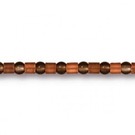 2x2mm TierraCast Antique Copper Crimp Tubes