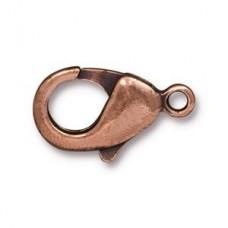 23x13mm TierraCast Ant Copper Plated Lobster Clasp
