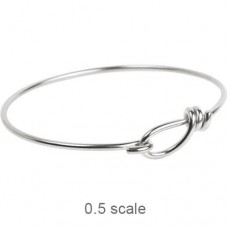 12ga TierraCast Silver Plated Wire Bracelet