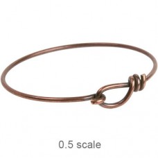 12ga TierraCast Solid Copper Wire Bracelet