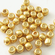 3/0 Toho Seed Beads -  Galvanized Starlight (Gold)