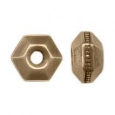 5mm TierraCast Faceted Spacer - Brass Oxide - Pack of 10