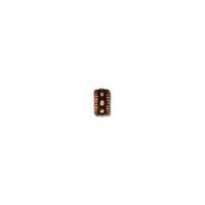 4mm TierraCast Rococo Spacers - Antique Copper - Pack of 10