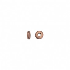 4mm TierraCast Heishi Disk Beads - Antique Copper - Pack of 10