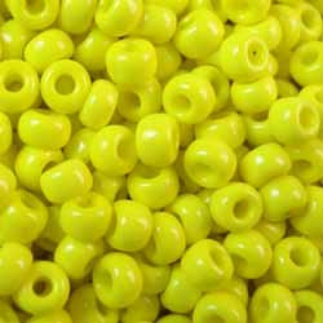 6/0 Miyuki Seed Beads - Opaque Yellow - 20gm