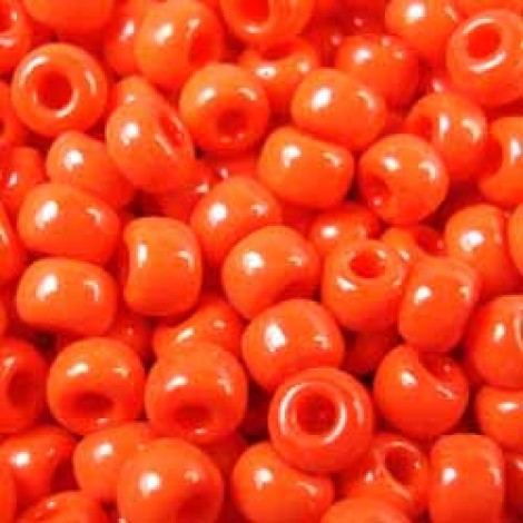 6/0 Miyuki Seed Beads - Opaque Vermillion Red - 20gm
