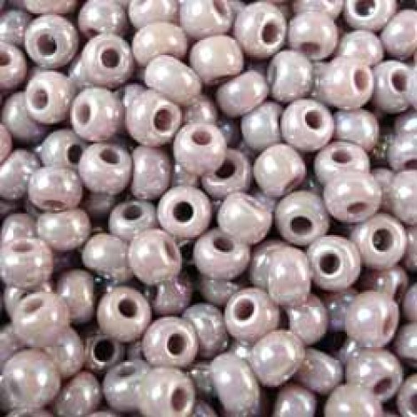 6/0 Miyuki Seed Beads - Opaque Mauve AB - 20gm