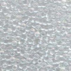 6/0 Miyuki Seed Beads - Crystal AB - 20gm