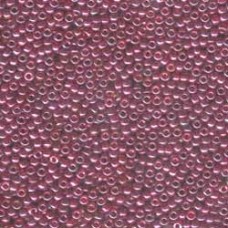 8/0 Miyuki Seed Beads - Cranberry Gold Luster