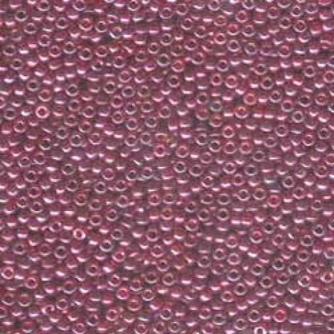 8/0 Miyuki Seed Beads - Cranberry Gold Luster - 20gm