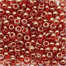 8/0 Toho Seed Beads - Gold Lustered African Sunset - 18-19gm