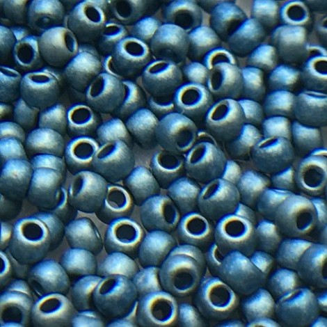 11/0 Toho Seed Beads - Higher Metallic Frosted Mediterranean - 8-9gm 11/0 Toho Seed Beads - Higher Metallic Frosted Mediterranean - 8-9gm