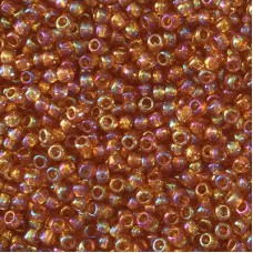 8/0 Toho Seed Beads - Topaz Transparent Rainbow