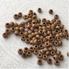 8/0 Toho Seed Beads - Hybrid Frosted Opaque Lavender Picasso