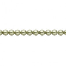 4mm Swarovski Crystal Pearls - Light Green - Pack of 10