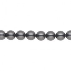 6mm Swarovski Crystal Pearls - Black - Pack of 10