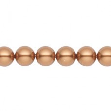 8mm Crystal Passions® 5810 Crystal Pearls - Copper - Pack of 10