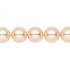 10mm Crystal Passions® 5810 Crystal Pearls - Gold - Pack of 2
