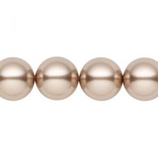 10mm Swarovski 5810 Crystal Pearls - Bronze - Pack of 10
