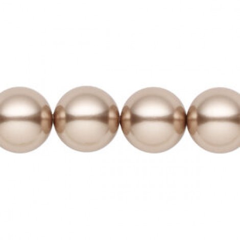 10mm Swarovski 5810 Crystal Pearls - Bronze - Pack of 10