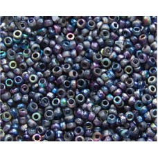 11/0 Czech Seed Beads - Crystal Etched Magic Blue - 10gm