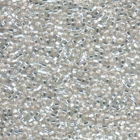 11/0 Matsuno Seed Beads - Silver-Lined Square HL Clear
