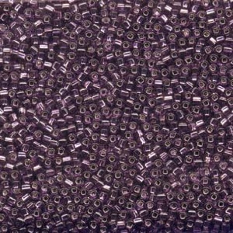 11/0 Matsuno Seed Beads - Silver Lined Sq HL Purple