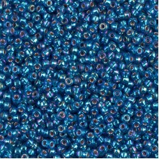 11/0 Miyuki Seed Beads - Silver Lined Capri Blue AB - 24gm
