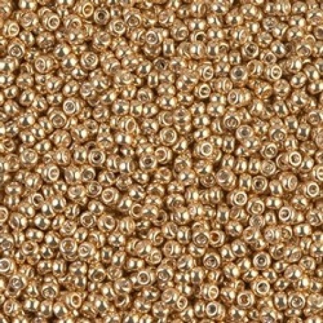 11/0 Miyuki Seed Beads - Galvanised Gold  - 24gm