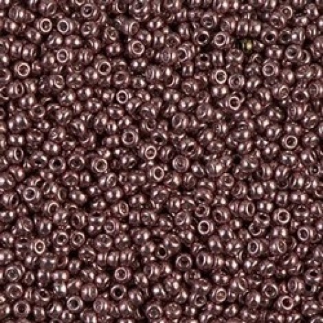 11/0 Miyuki Seed Beads - Galv Burnt Cinnamon - 12.5g