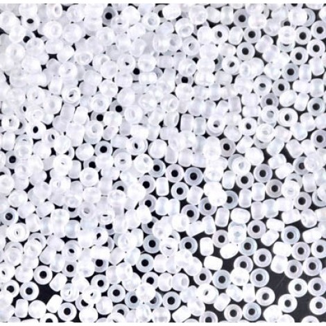 11/0 Miyuki Seed Beads - Matte Crystal AB - 23gm