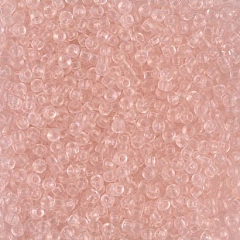 11/0 Miyuki Seed Beads - Transparent Light Tea Rose - 23gm