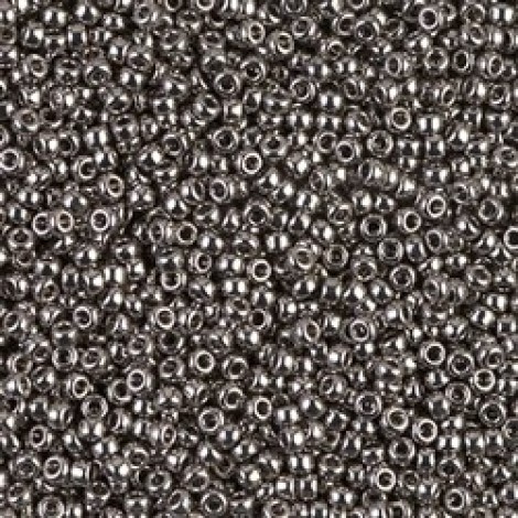 11/0 Miyuki Seed Beads - Nickel Plated - 8.5gm